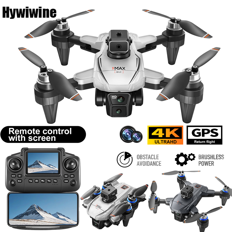 Fpv Brushless Rc Drone 4K - Drone GPS RC avec écran 4K