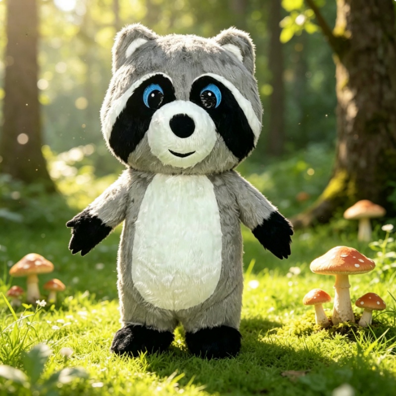 Dolls - Costume de mascotte de raton laveur