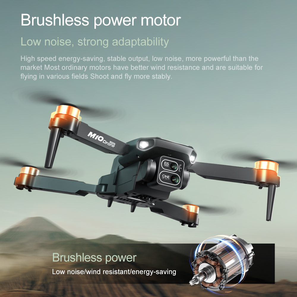 Drone original M10 4K 5G HD av - Fpv Brushless Rc Drone 4K avis et prix
